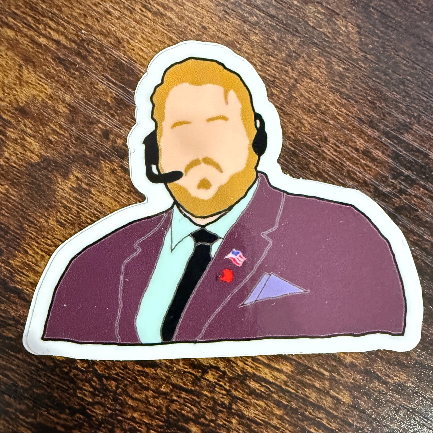 CCMMA Commentator Sticker