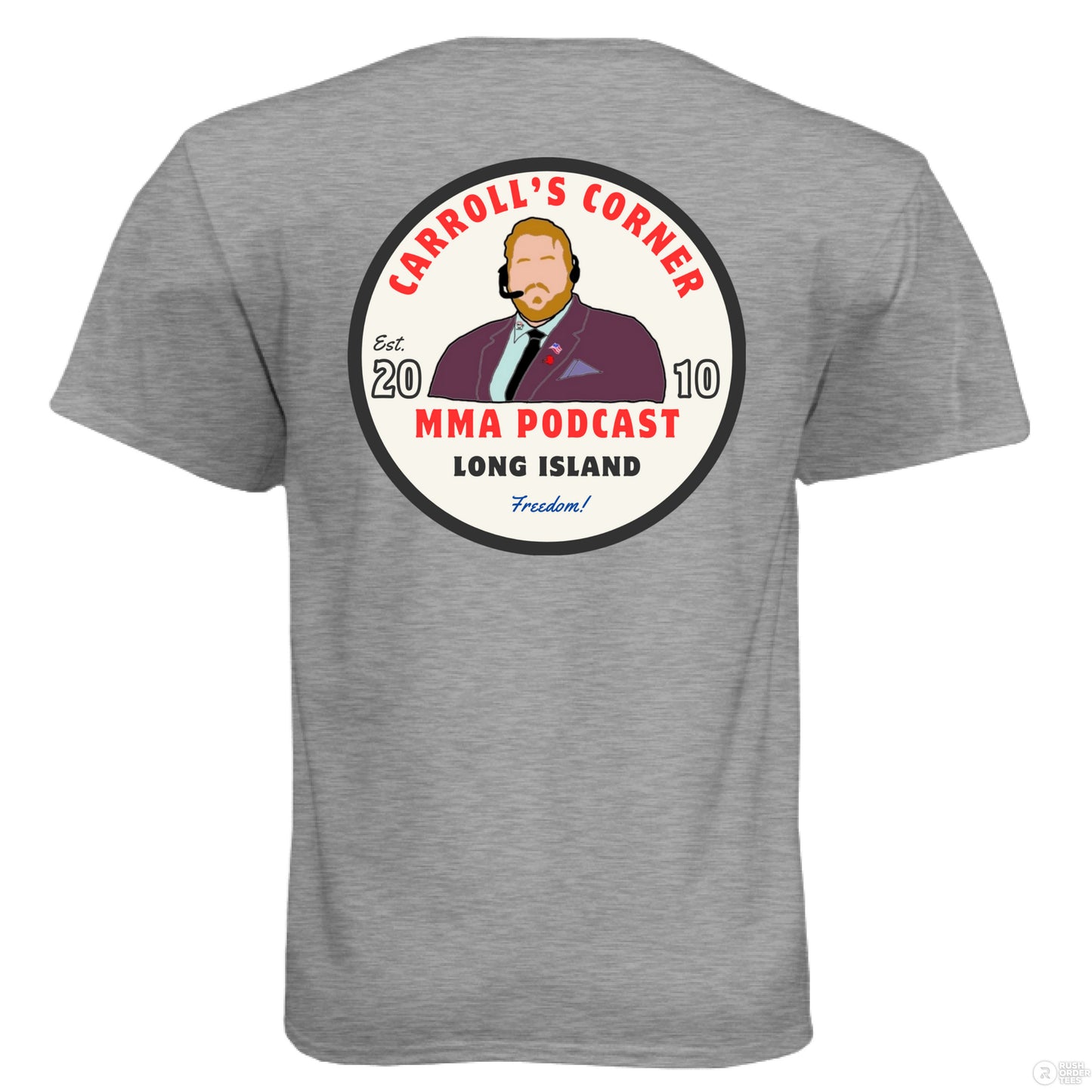 Dark Heather Grey (60/40) - BACK