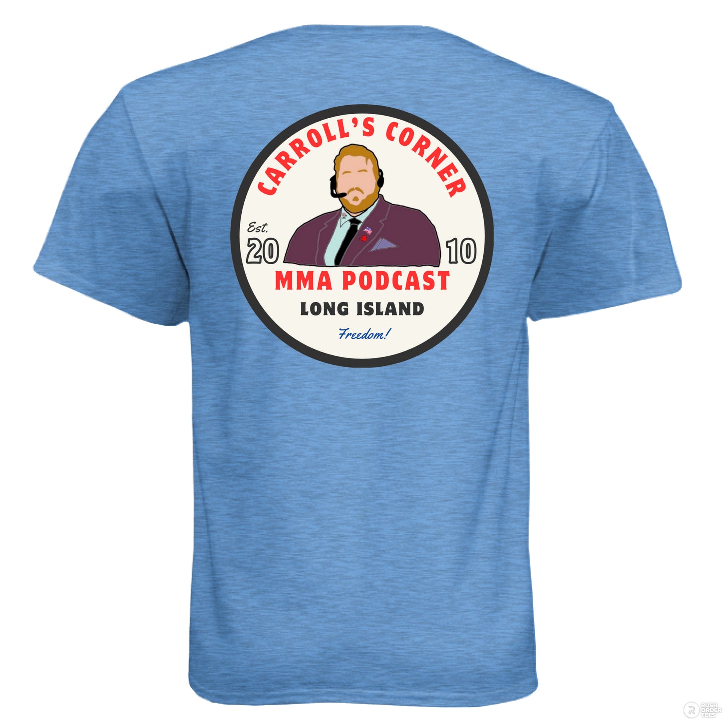 Heather Columbia Blue - BACK