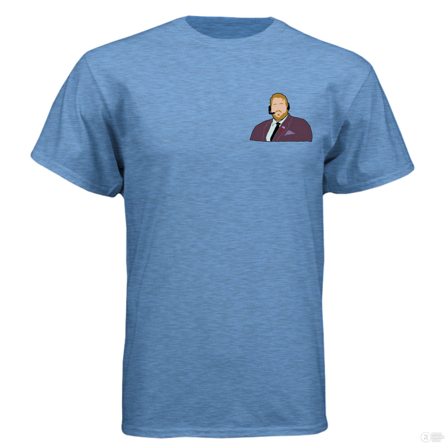 Heather Columbia Blue - FRONT